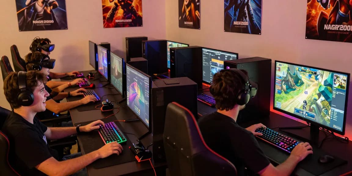 NAGA2000 online gaming platform session with players excitedly engaging in multiplayer challenges.