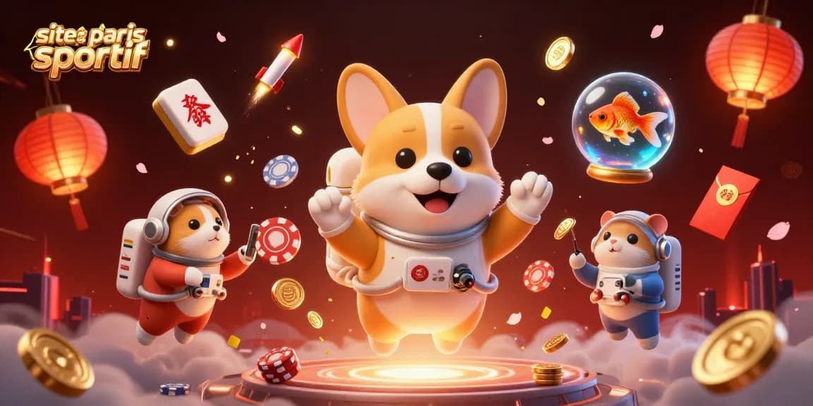 Engagez-vous sur un site de paris sportif avec des astronautes et des éléments de casino captivants.