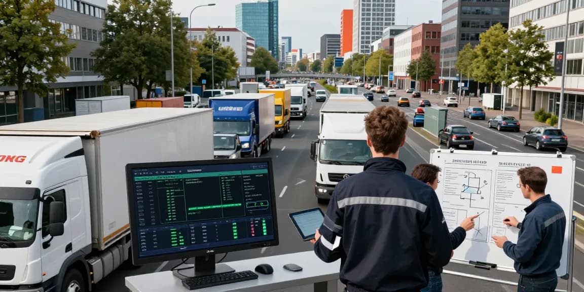 Schnelltransport in Dortmund: Logistikprofis koordinieren Eiltransporte mit modernen Fahrzeugen und Echtzeit-Tracking.