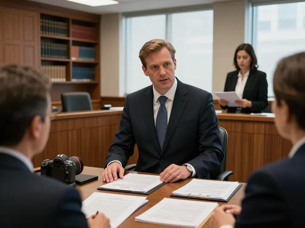 New York City Personal Injury Lawyer passionately presenting a case in court, showcasing professionalism and advocacy.