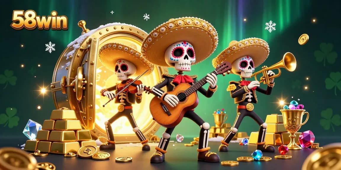Experience thrilling gameplay at 58win with vibrant mariachi characters and dazzling gems.
