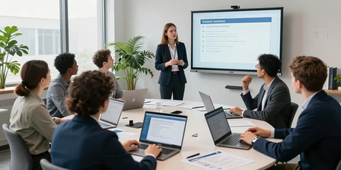 Cyber Essentials requirements workshop with consultant and business owners discussing compliance strategies