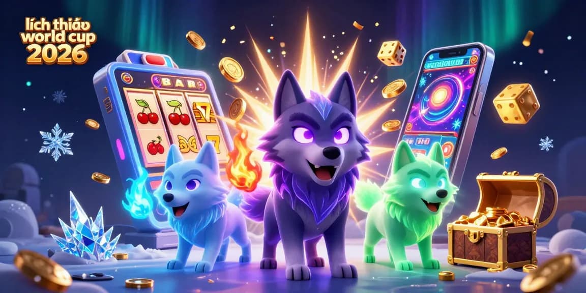 Engage with lịch thi đấu world cup 2026 in a vibrant casino-themed digital illustration.