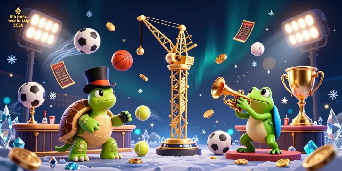 Engage in the excitement of lịch thi đấu world cup 2026 with lively sports betting elements featuring dynamic characters and game elements.