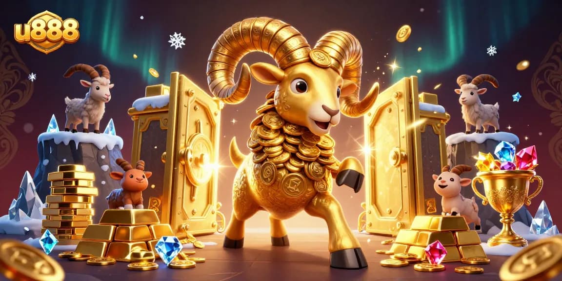 Experience thrilling gameplay with u888 in a vibrant casino scene full of treasures and excitement.