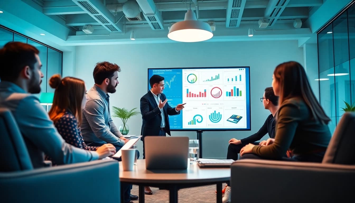 https://alvionz.de/ effiziente digitale Marketing-Strategien in einem modernen Büro.