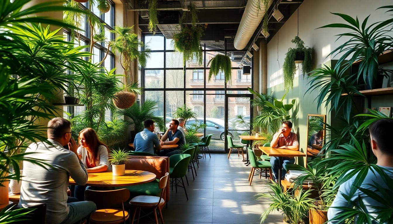 Experience the Best Cannabis Club Madrid with a welcoming atmosphere and vibrant decor.