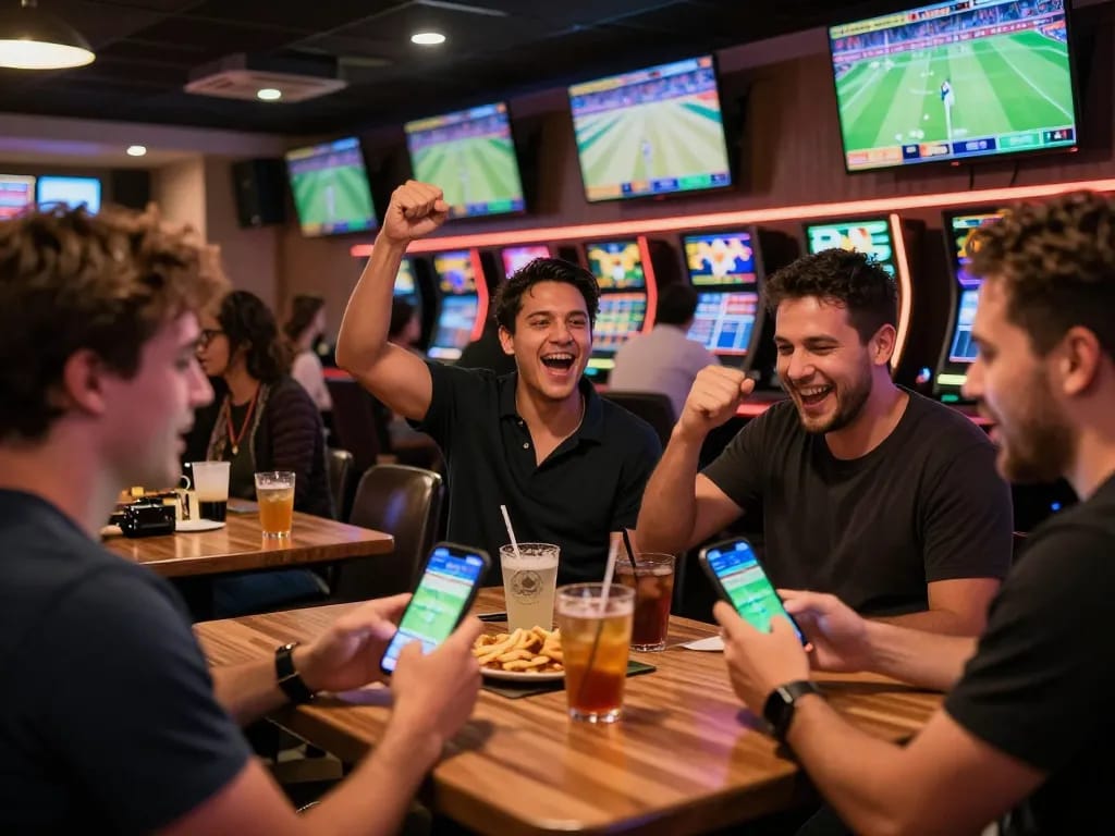 90phut app showcases live sports betting as excited patrons engage in social gaming