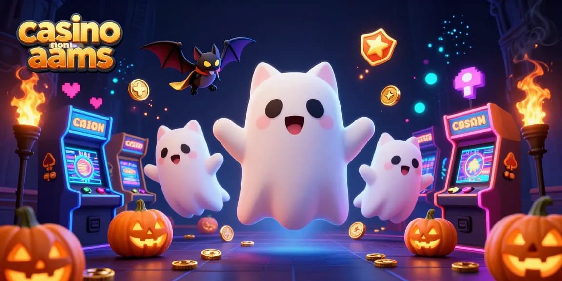 Gioca in un emozionante casino non AAMS con gatti fantasma e simboli incandescenti.