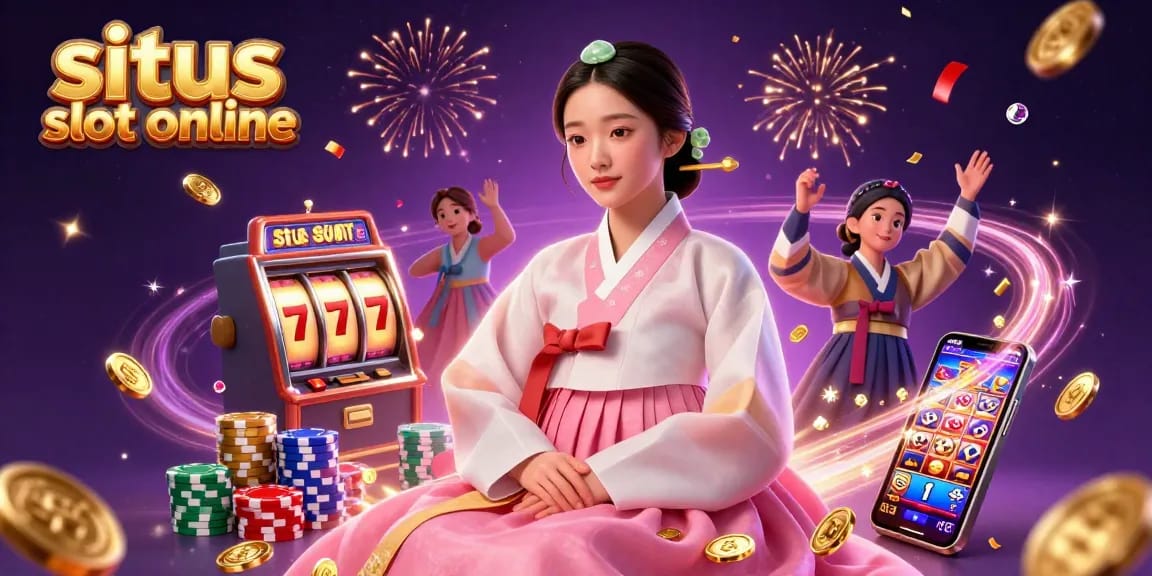 Main slot online dengan visual terbaik di situs slot online, menampilkan elemen dan tema kasino yang berwarna-warni.