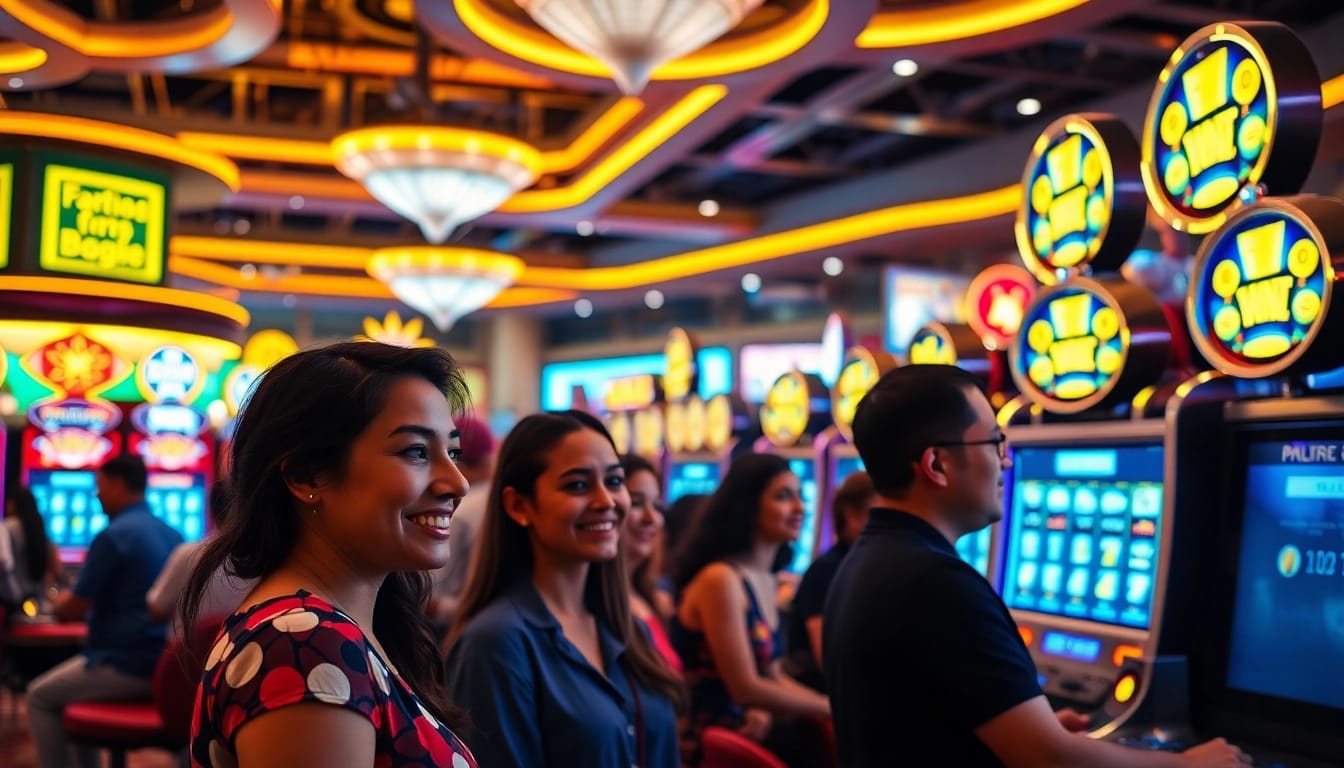 Temukan pengalaman bermain kasino bbni4d yang seru dengan variasi mesin slot yang cerah.