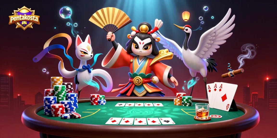 Engage with pentakosta's vibrant casino atmosphere where strategy meets excitement, featuring dynamic poker elements.