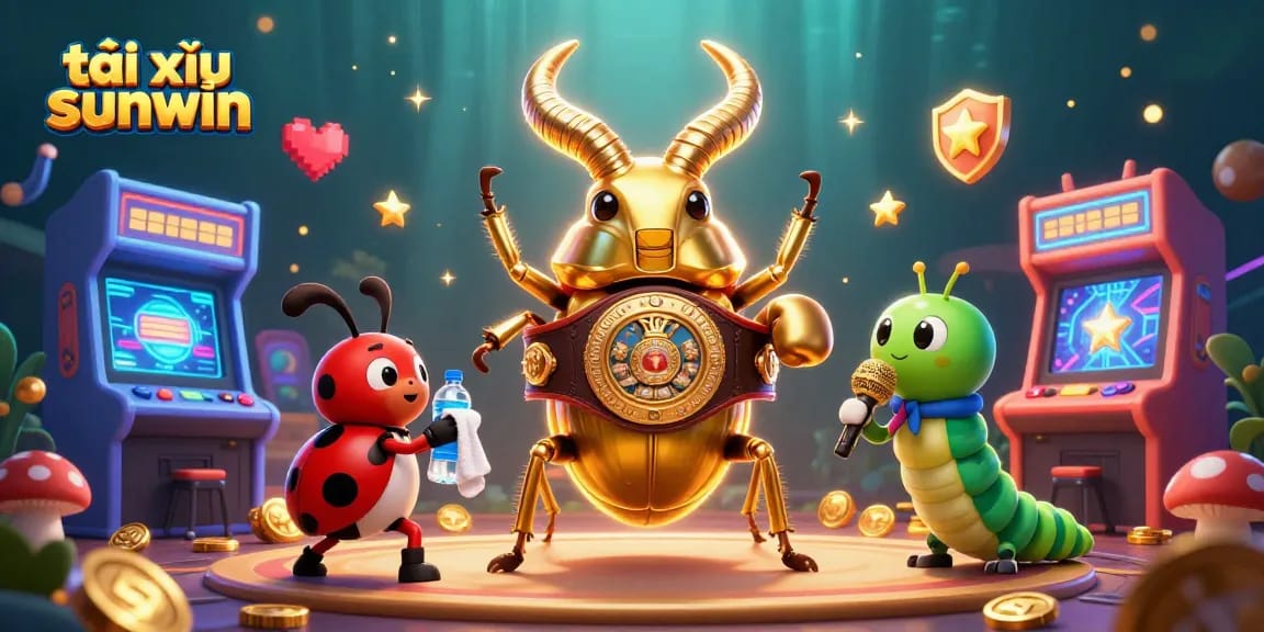 Tài xỉu sunwin engages players with vibrant arcade elements and dynamic characters illustrating an exciting gaming atmosphere.