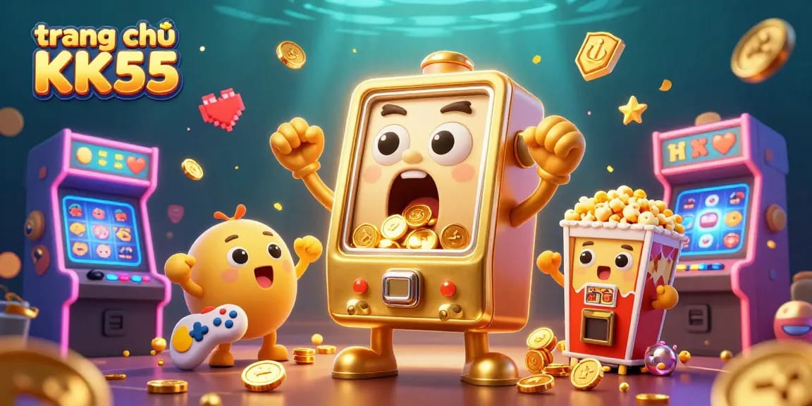 Experience the excitement of winning at trang chủ KK55 with lively slot machines and gaming elements.