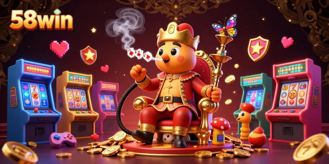 Betting big with 58win, where excitement meets interactive gaming in a vibrant casino atmosphere.