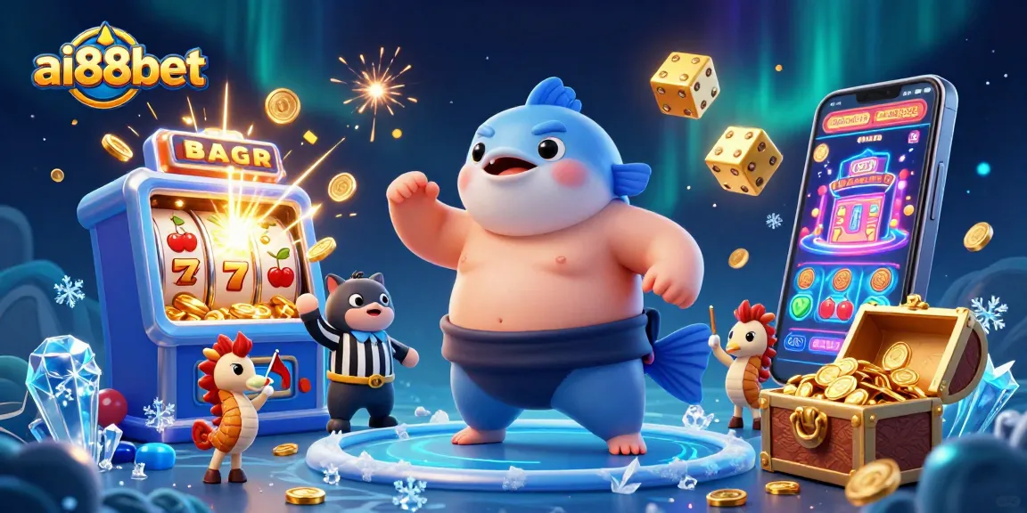 Experience the thrilling action of ai88bet in a vibrant 3D casino scene with immersive characters and dynamic elements.
