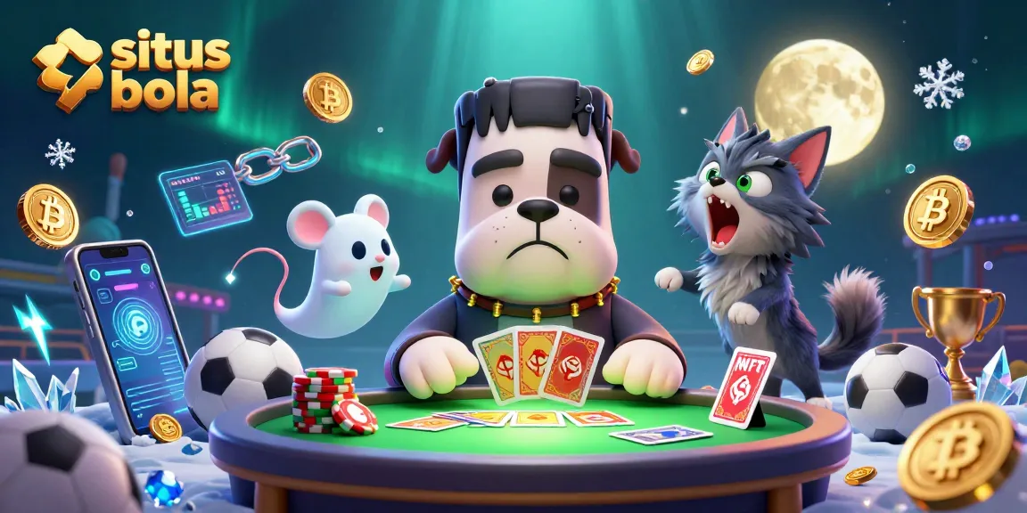 Engage with situs bola by betting on thrilling matches at a haunted green-lit table.