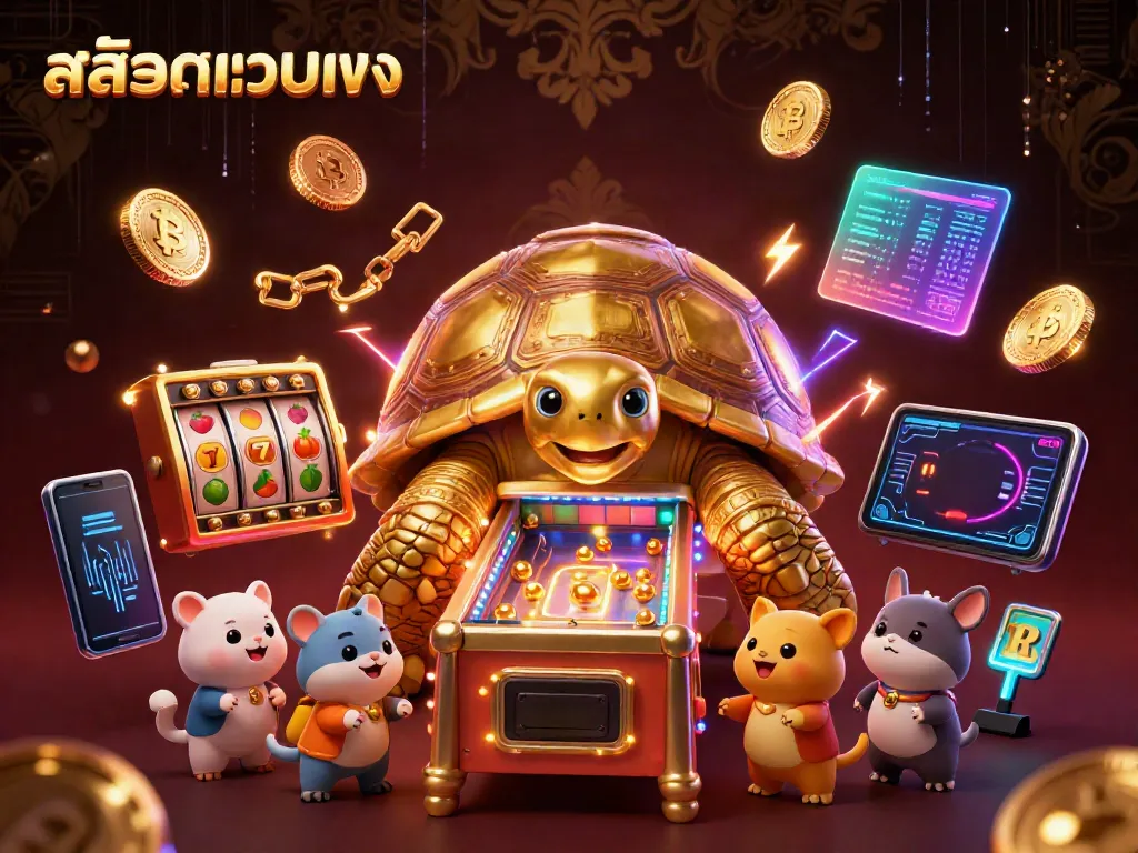 เกมส์สล็อตจากเว็บตรงกับเต่าโตทองคำ เล่นสนุกสนานและน่าตื่นเต้น