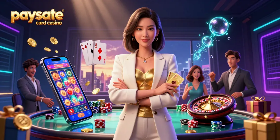 Erleben Sie die Aufregung des Spielens in einem Paysafe Card Casino mit lebendigen visuellen Elementen und Spielelementen.