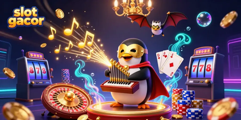 Experience slot gacor excitement with vibrant 3D casino action and cartoon characters in thrilling gameplay.