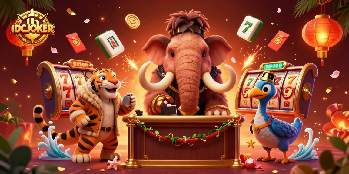 Engage with IDCJOKER's vibrant casino scene featuring dynamic characters and exciting games.