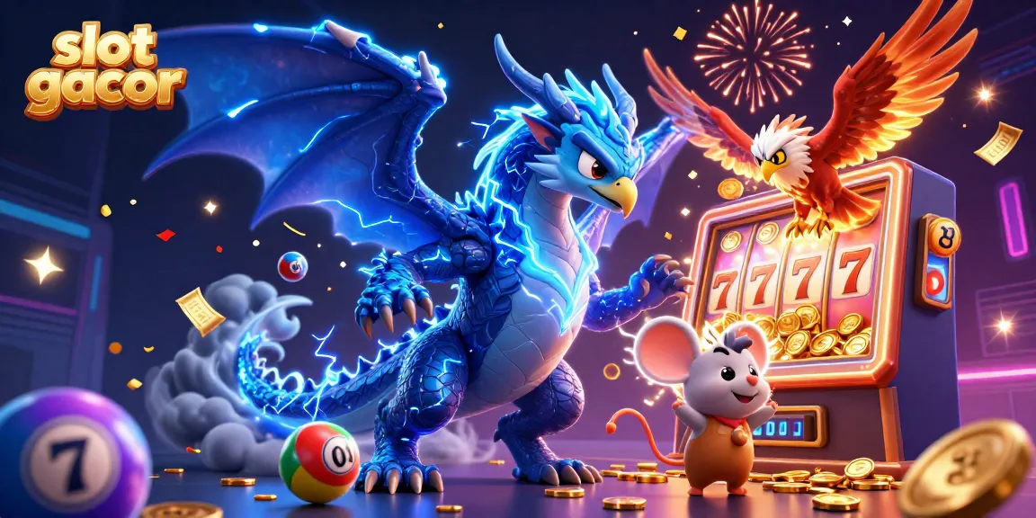Engage with slot gacor's excitement as vibrant characters and jackpot reels light up the action.