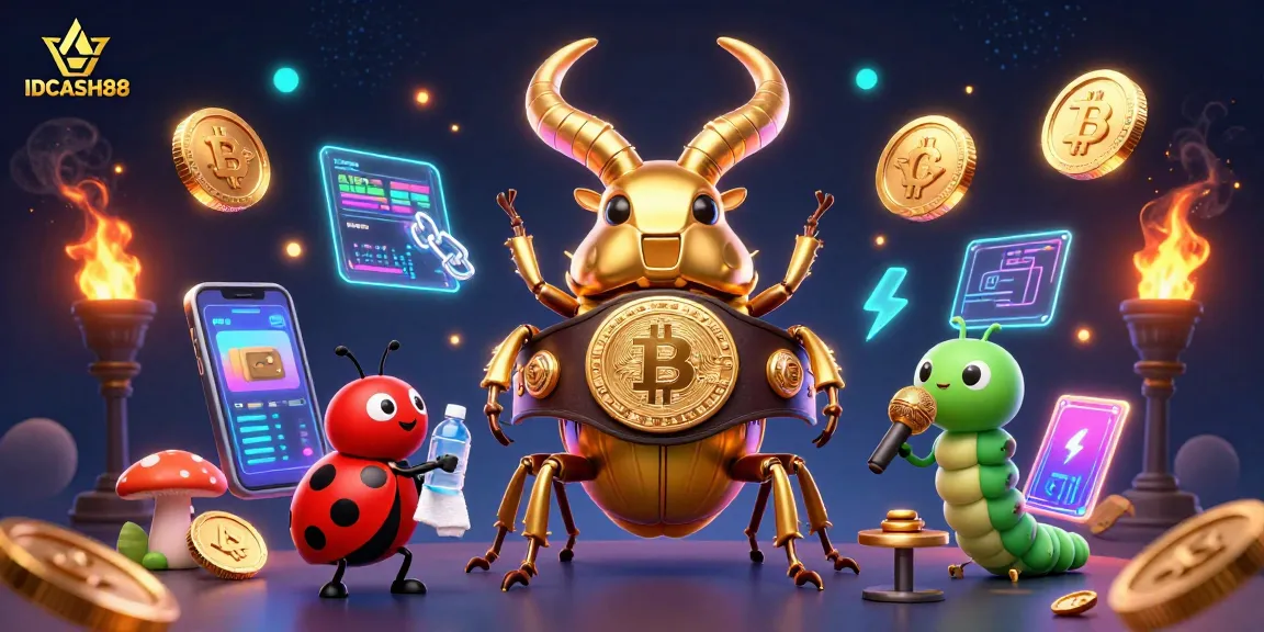 Engage with IDCASH88's thrilling online gaming experience, featuring dynamic 3D characters and crypto game elements.
