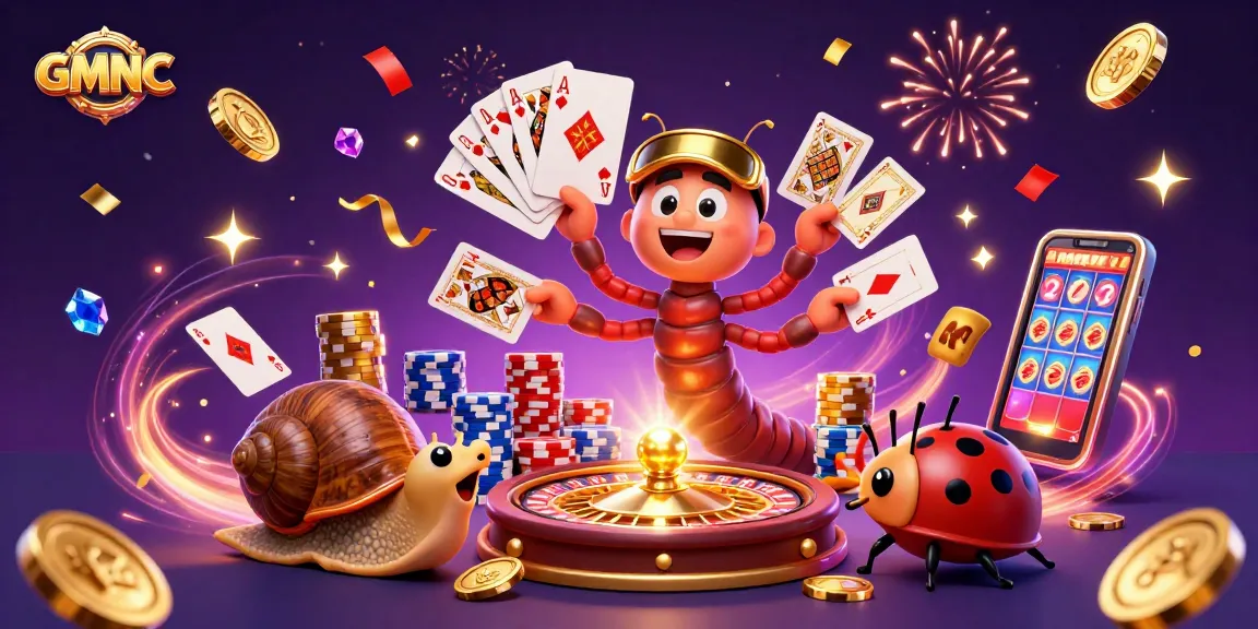 Experience thrilling gameplay with GMNC, showcasing a vibrant casino scene filled with excitement and energy.