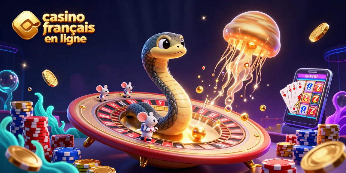 Plongez dans l'univers du casino français en ligne avec des astronautes jouant autour d'une roulette cosmique.