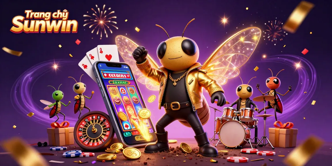 Experience thrilling gameplay at Trang chủ Sunwin with vibrant slots and animated characters celebrating wins.
