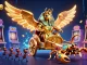 Spin to win with red888's dynamic casino scene featuring a colorful abundance of slot machines.