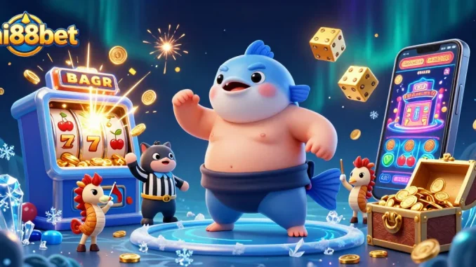 Experience the thrilling action of ai88bet in a vibrant 3D casino scene with immersive characters and dynamic elements.