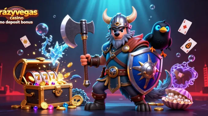 Discover thrilling opportunities at crazyvegas casino no deposit bonus with captivating slot reels and animated characters.