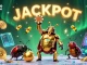 Le jackpot dans un casino en ligne avec des personnages amusants et des éléments de jeu captivants.