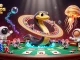 Experience the thrill of online casinos Australia with astronaut mice betting on a cosmic roulette wheel.