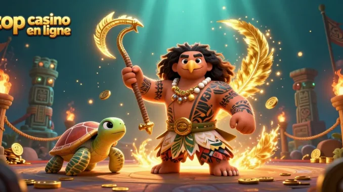 Jouez aux meilleurs jeux au top casino en ligne avec des héros de l'île en 3D.