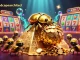 Experience the excitement of cselandscapearchitect with dynamic casino elements in a vibrant 3D illustration.