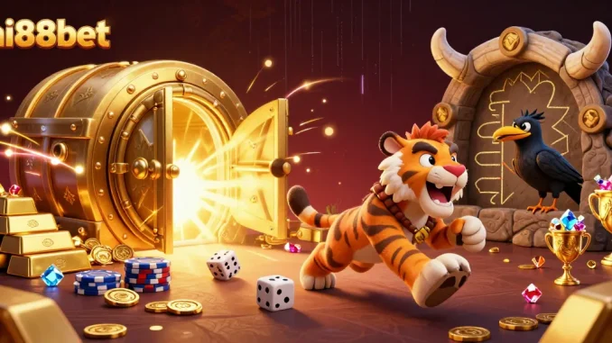 Engage with ai88bet's exciting prehistoric casino experience featuring rich treasures and animated characters.