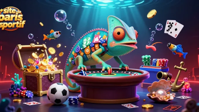 Découvrez un site de paris sportif riche en éléments de jeux d'argent captivants avec des personnages colorés.