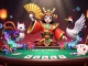 Mengalami keseruan link judi bola dengan karakter kabuki dan elemen kasino yang berwarna-warni dalam ilustrasi 3D.