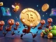 Engage with leci123's vibrant gambling visuals featuring ants in a playful heist with golden poker chips.