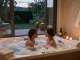 Chambre romantique Toulouse with a cozy jacuzzi setup for a romantic dinner date.